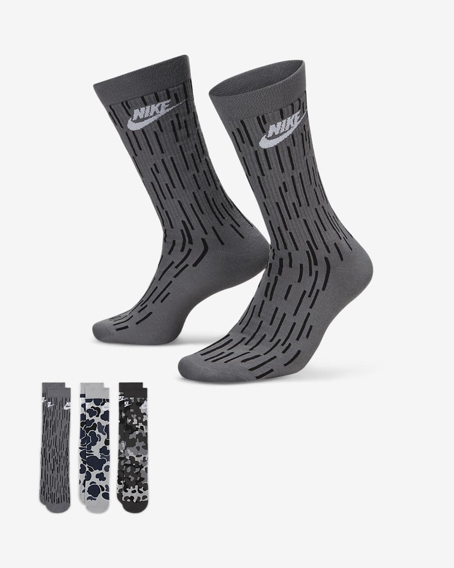 Nike graphic crew socks hotsell